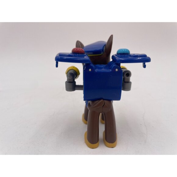 Paw Patrol Chase Action Figure Backpack Toy Dog - Picture 3 of 7